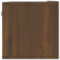 Armoire murale TV Chêne marron 120x30x30 cm Bois d ingénierie