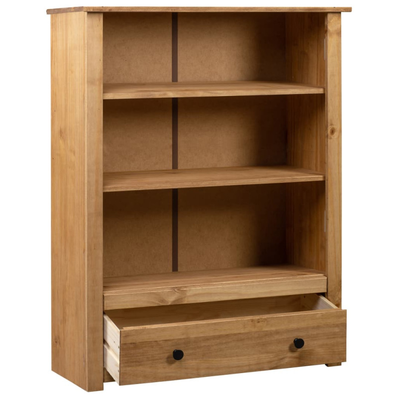 Bibliothèque 80x35x110 cm Bois de pin massif Assortiment Panama