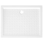 Receveur de douche avec picots Blanc 90x70x4 cm ABS