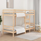 Lit superposé sans matelas 90x190 cm bois de pin massif