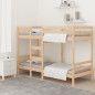 Lit superposé sans matelas 90x190 cm bois de pin massif