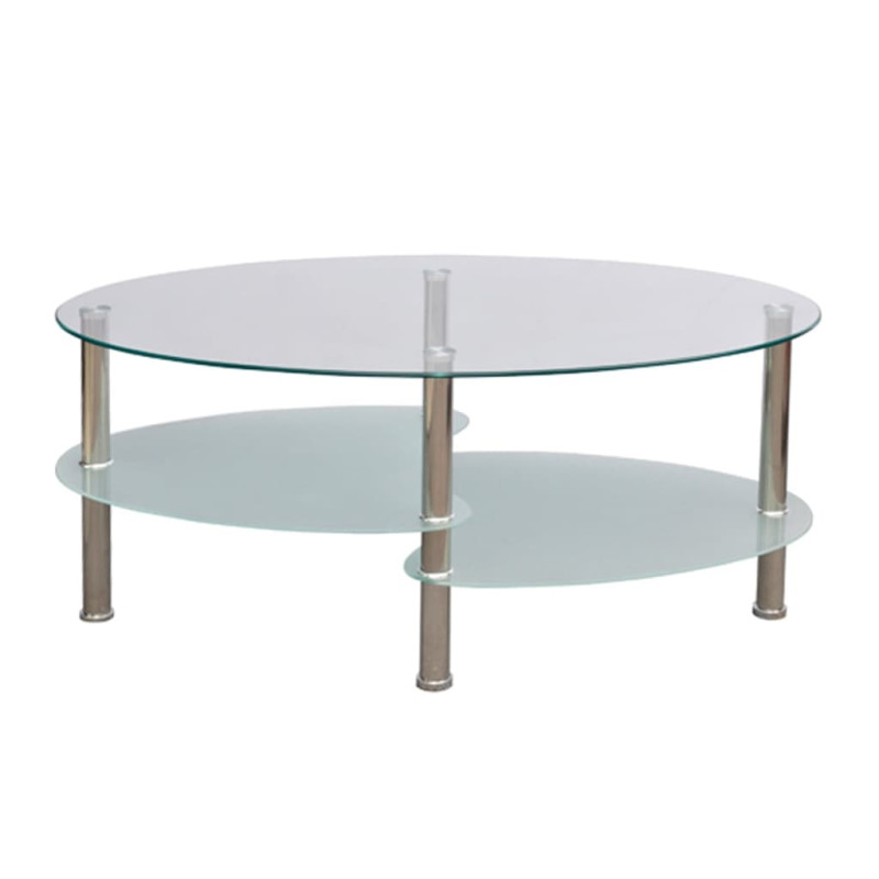 Table basse avec design exclusif Blanc 