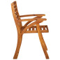 Chaises de jardin lot de 2 Bois d acacia solide