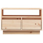 Meuble TV 60x35x37 cm Bois de pin massif