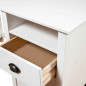 Bureau Hill avec 3 tiroirs 120x50x74 cm Bois pin massif