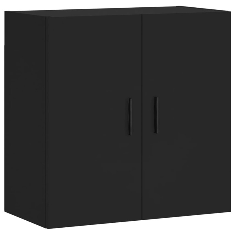 Armoire murale noir 60x31x60 cm bois d ingénierie