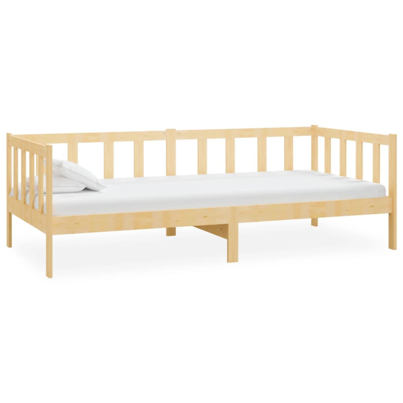 Lit de jour sans matelas bois de pin massif 90x200 cm