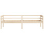 Cadre de lit sans matelas bois de pin massif 90x200 cm