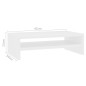 Support de moniteur Blanc 42 x 24 x 13 cm Bois d ingénierie