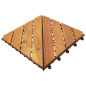 Carreaux de terrasse 10 pcs 30x30 cm Bois d acacia solide