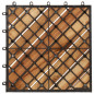 Carreaux de terrasse 10 pcs 30x30 cm Bois d acacia solide