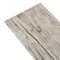 Planche de plancher PVC autoadhésif 5,02 m² 2 mm Chêne délavé 