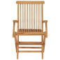 Chaises de jardin lot de 8 Bois de teck massif