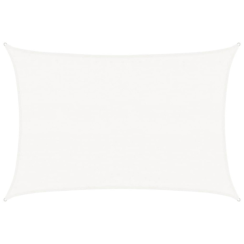 Voile d ombrage 160 g m² Blanc 3,5x4,5 m PEHD