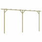 Pergola de jardin 410 x 40 x 203 cm Bois