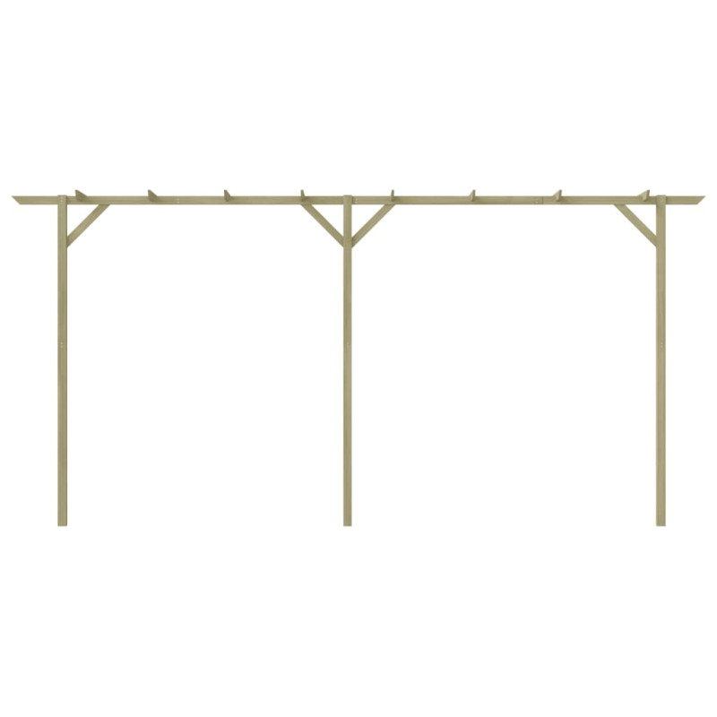 Pergola de jardin 410 x 40 x 203 cm Bois