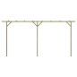 Pergola de jardin 410 x 40 x 203 cm Bois