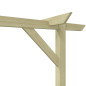 Pergola de jardin 410 x 40 x 203 cm Bois