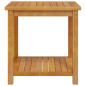 Table d appoint Bois d acacia massif 45x45x45 cm