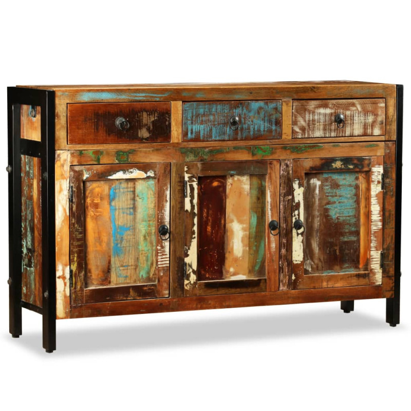 Buffet Bois de récupération massif 120x35x76 cm