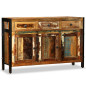 Buffet Bois de récupération massif 120x35x76 cm