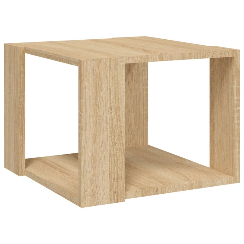 Table basse Chêne sonoma 40x40x30 cm Bois d ingénierie