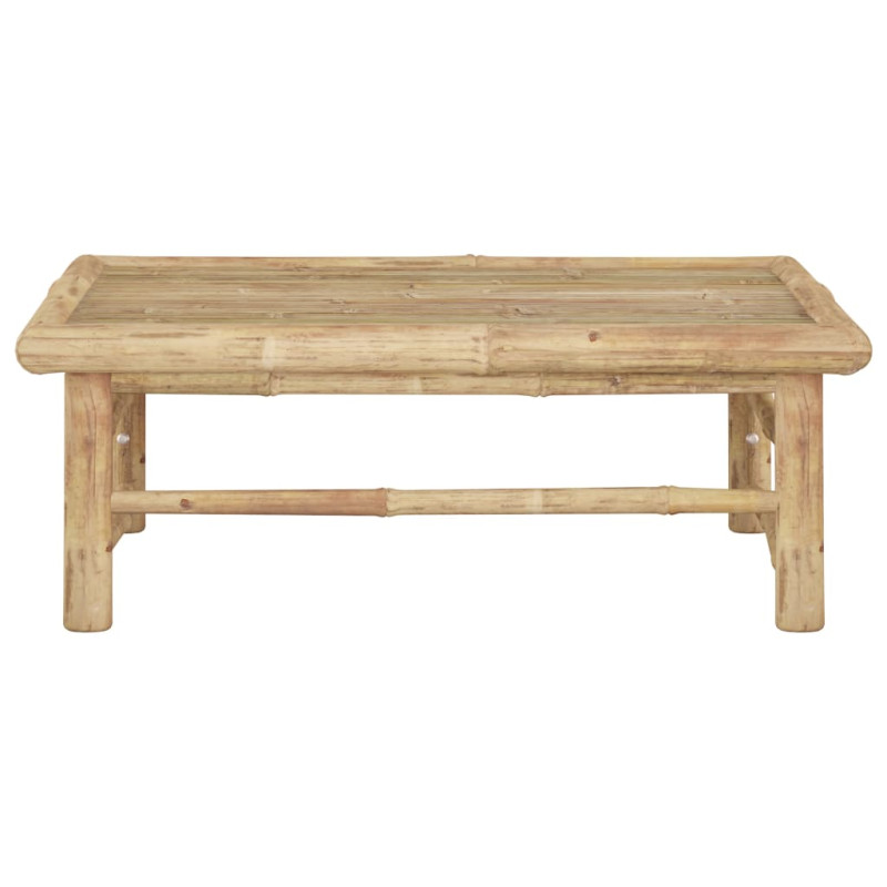 Table de jardin 65x65x30 cm Bambou