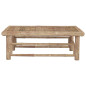 Table de jardin 65x65x30 cm Bambou