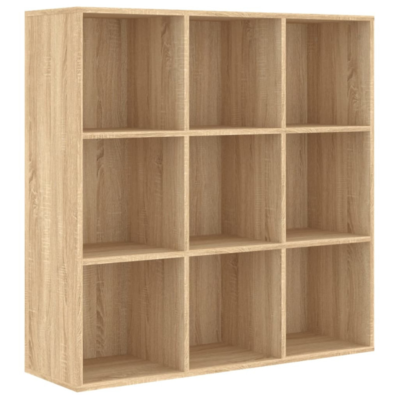 Bibliothèque chêne sonoma 98x29x97,5 cm bois d ingénierie