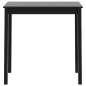 Table de bar MDF noir 115x55x107 cm 