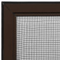 Moustiquaire extensible pour fenêtres Marron (100 193)x75 cm