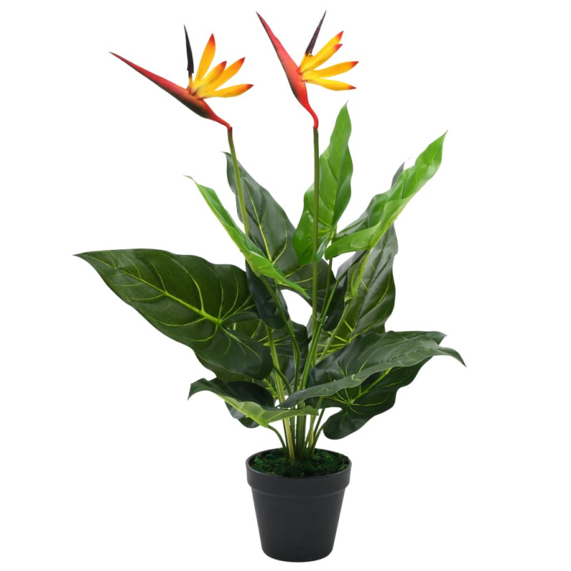 Plante artificielle Strelitzia Reginae Oiseau de Paradis 66 cm