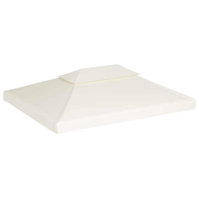 Recouvrement de remplacement d auvent 310 g m² Blanc crème 3x4m