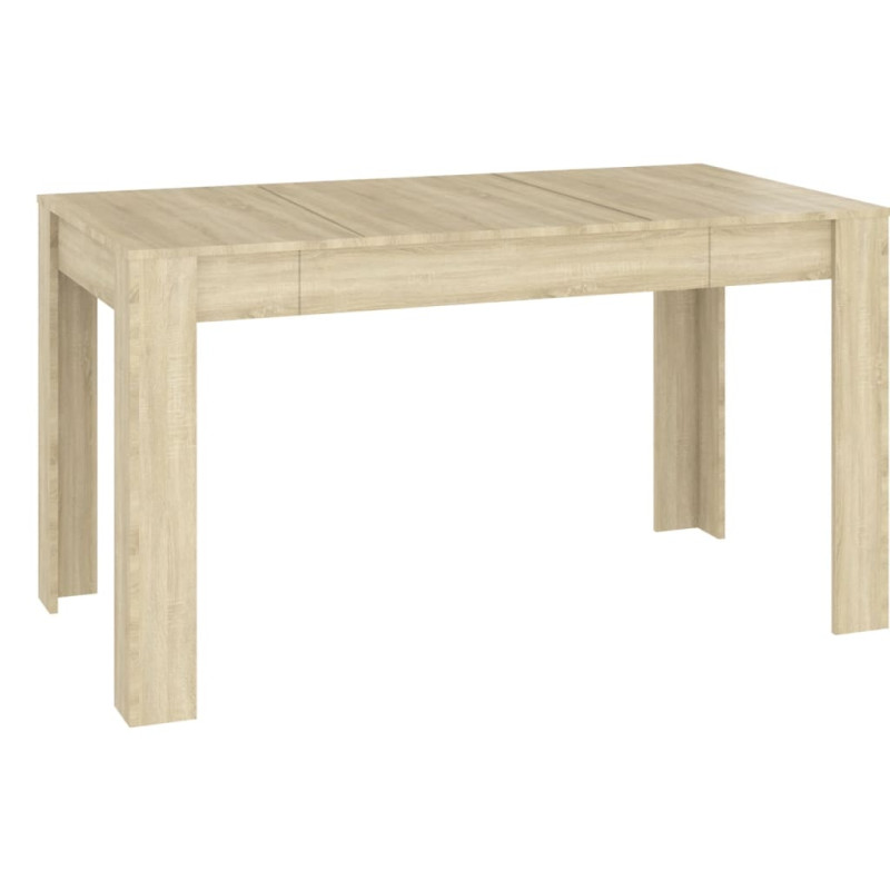 Table à manger Chêne sonoma 140x74,5x76 cm Bois d ingénierie