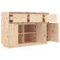 Buffet 110x34x75 cm Bois massif de pin