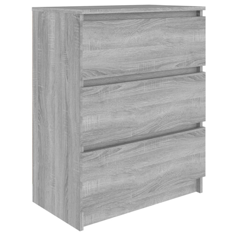 Buffet Sonoma gris 60x35x76 cm Bois d ingénierie