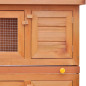 Clapier d extérieur Enclos pour petits animaux 4 portes Bois