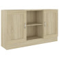 Buffet Chêne sonoma 120x30,5x70 cm Bois d ingénierie