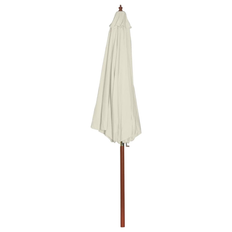 Parasol 300x258 cm Blanc sable