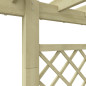 Jardinière pergola 162 x 56 x 204 cm Bois