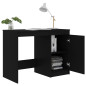 Bureau Noir 100x50x76 cm Bois d’ingénierie