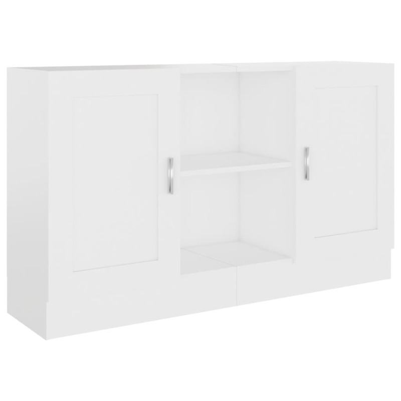 Buffet Blanc 120x30,5x70 cm Bois d ingénierie