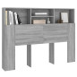 Armoire de tête de lit Sonoma gris 140x19x103,5 cm