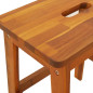 Tabouret escabeau 2 marches 40x38x50 cm Bois d acacia solide