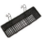 Ensemble de jardinières de balcon Trapèze Rotin 50cm 2 pcs Noir