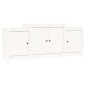 Buffet Blanc 164x37x68 cm Bois massif de pin