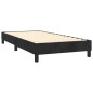 Cadre de lit sans matelas noir 90x200 cm velours