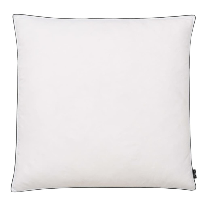 Oreiller lot de 2 Remplissage de duvet léger 80 x 80 cm Blanc