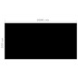 Film solaire de piscine PE rectangulaire flottant 10x5 m Noir