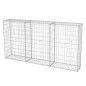 Panier de gabion Acier galvanisé 200x30x100 cm 